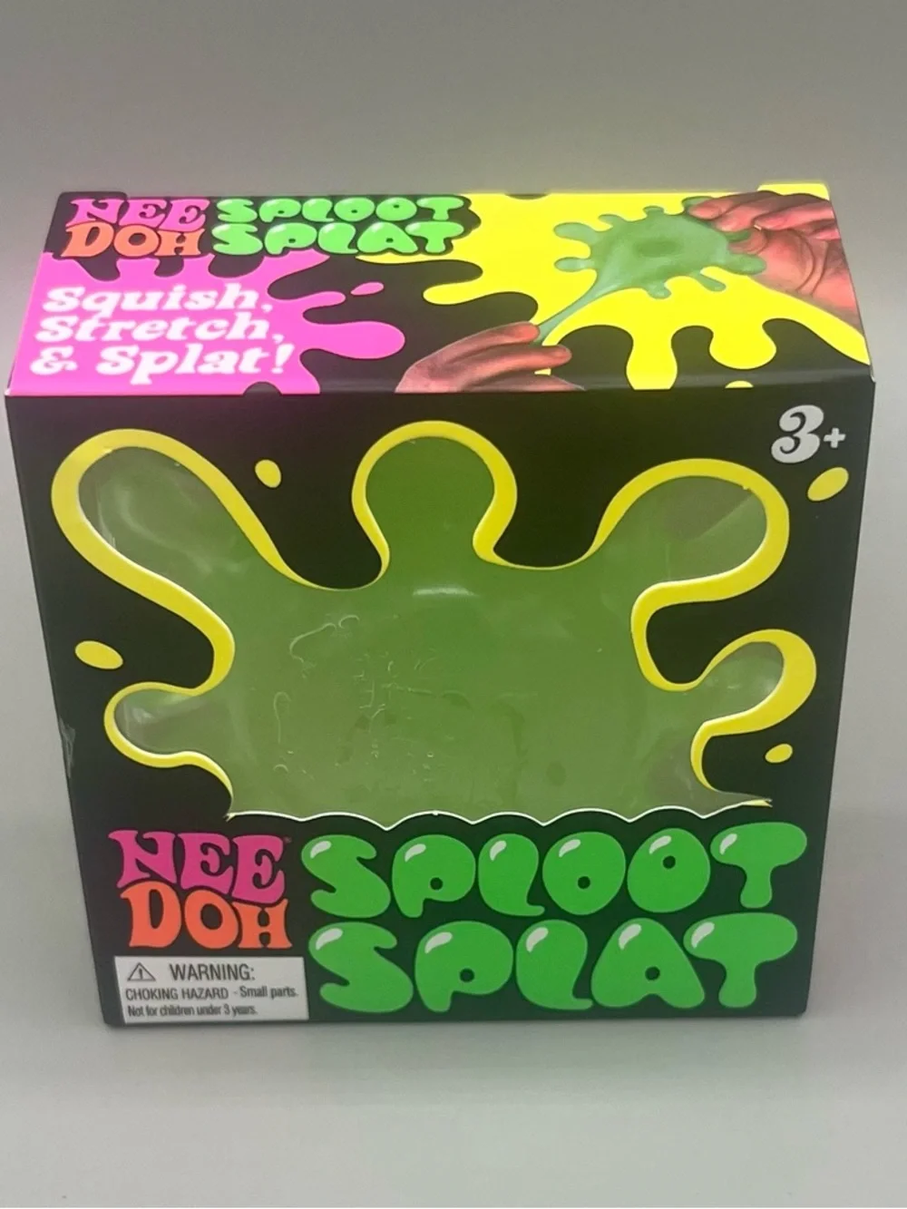 Schylling NeeDoh GREEN💚 Sploot Splat Novelty Sensory Fidget Toy NEW